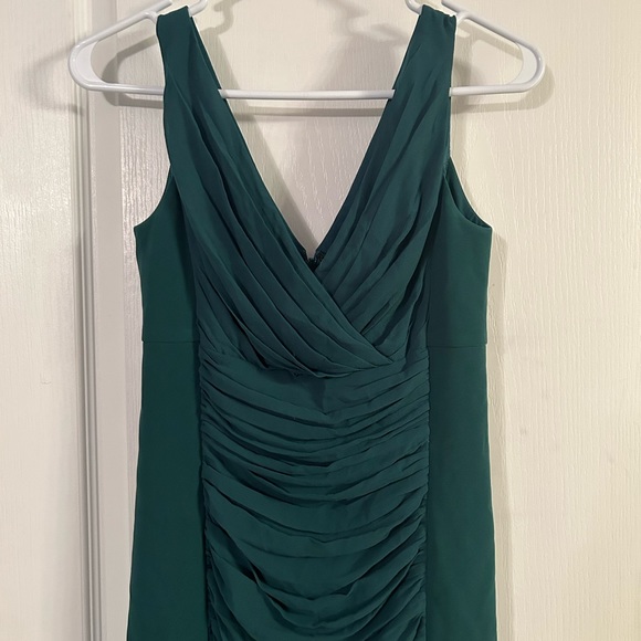 NWOT green White House black market sheath dress 2 - Picture 5 of 6